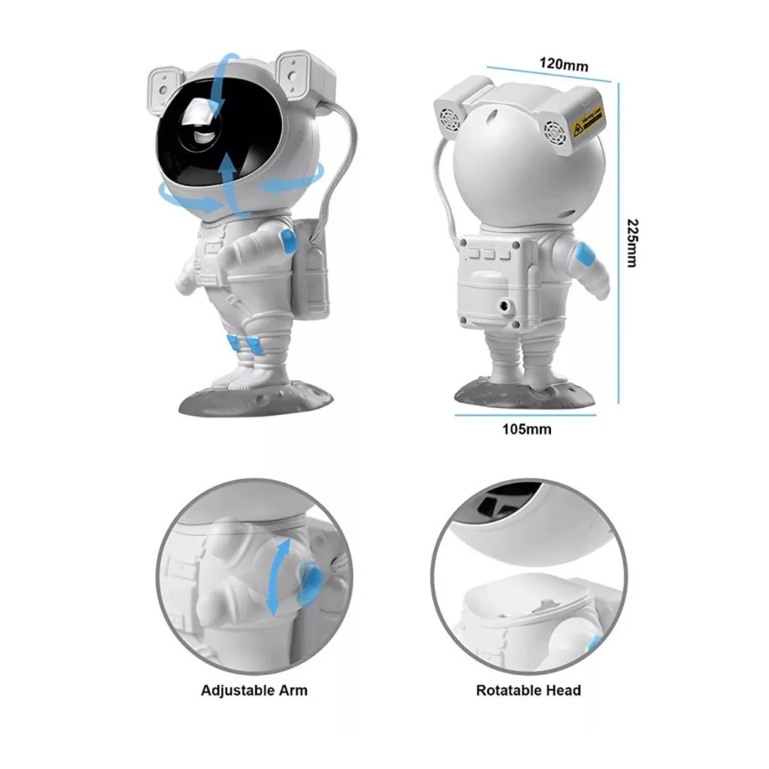 Astronauta Proyector De Luces Galaxia